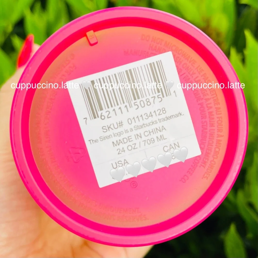 đ2 NEW⨠Starbucks Summer 2 âWatermelonâ & âLemonâ Ombre Disco Grid Tumblers - Picture 7 of 15